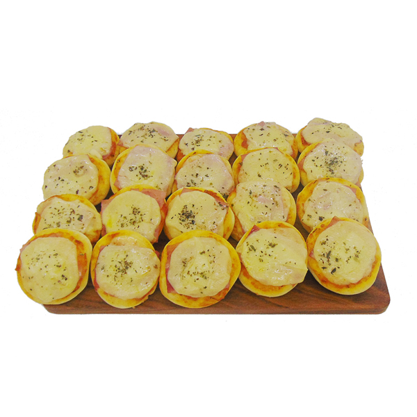 Mini Pizza de Presunto e Queijo