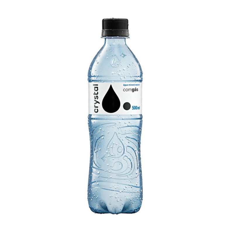 Água Água Mineral Crystal Com Gás 500 Ml