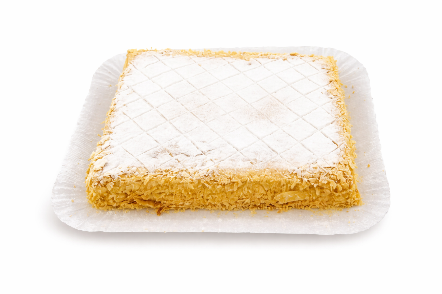 Torta Folhada creme e doce de leite